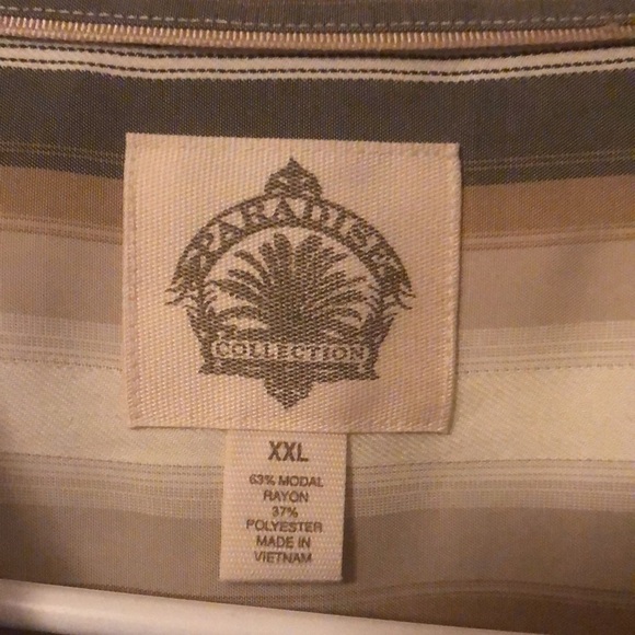 Men's Striped Casual Button Down Shirt - Picture 3 of 4